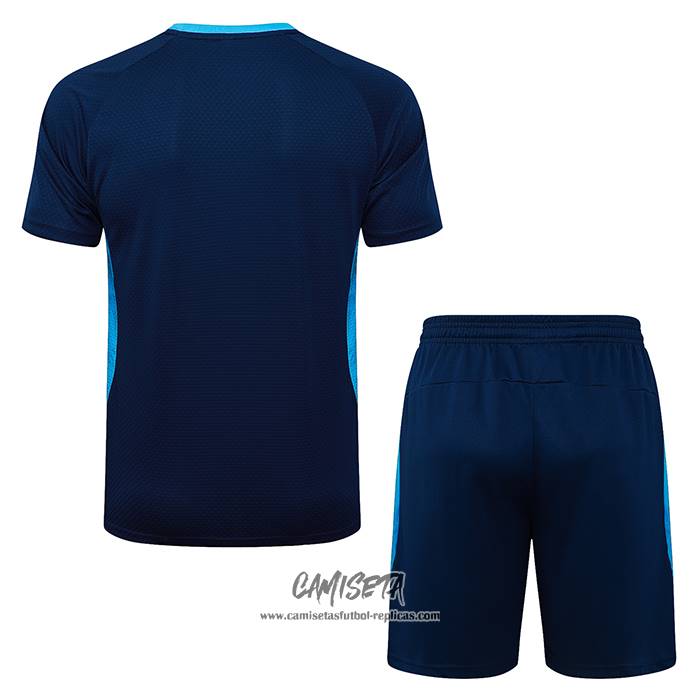 Chandal del Gremio 2025-2026 Manga Corta Azul Oscuro - Pantalon Corto
